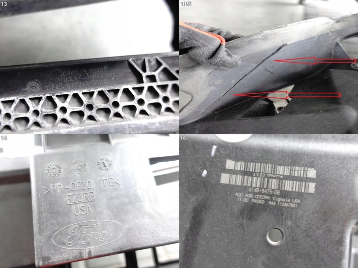 фото №11, Ford edge ii 2 15-19 жалюзі ролета впуск кермо повітря підсилювач