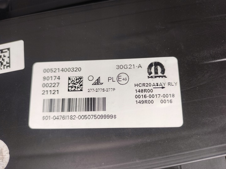 фото №11, Лампа ліва фара fiat 500 ii 20- електричний повний led