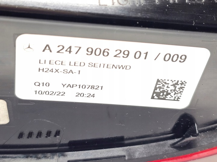 фото №12, Лампа mercedes gla ii 2 w247 h247 2019- оригинал левый зад левая задняя европа