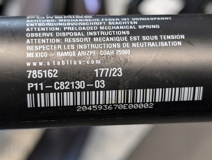 фото №10, Lucid air амортизатор крышки задней багажника p11-c82130-03