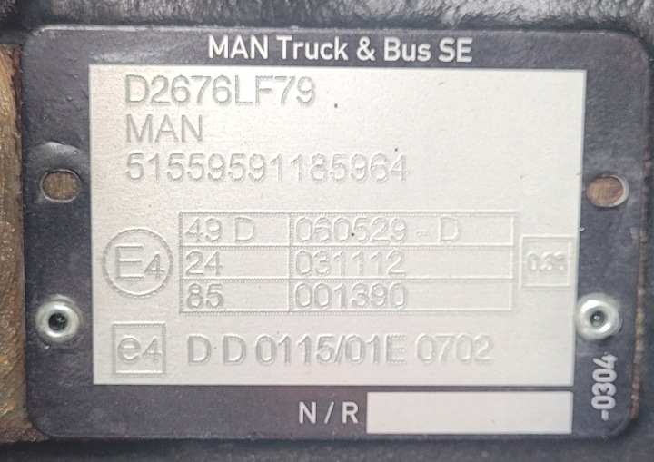фото №6, Комплектний двигун man tg3 tgx новий модель d2676 lf79 470km