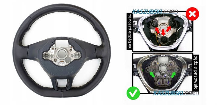 фото №16, Vw golf vii mk7 passat b8 кермо шкіряний sport зрізана