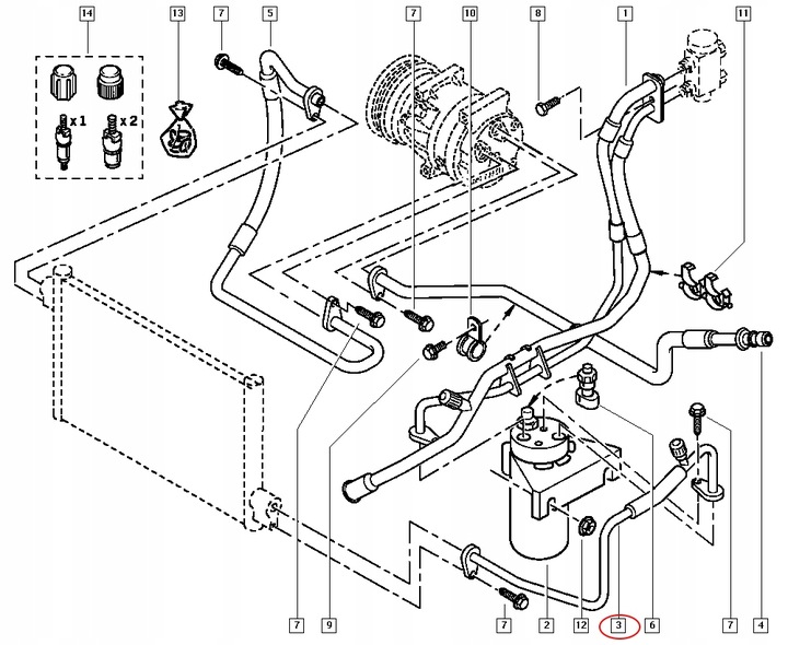 фото №6, Шланг кондиционера master ii 2.5dci 8200401712