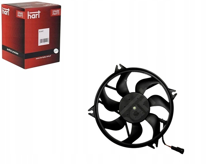 фото №1, Вентилятор охлаждение. citroen c4 1.6 04- hart