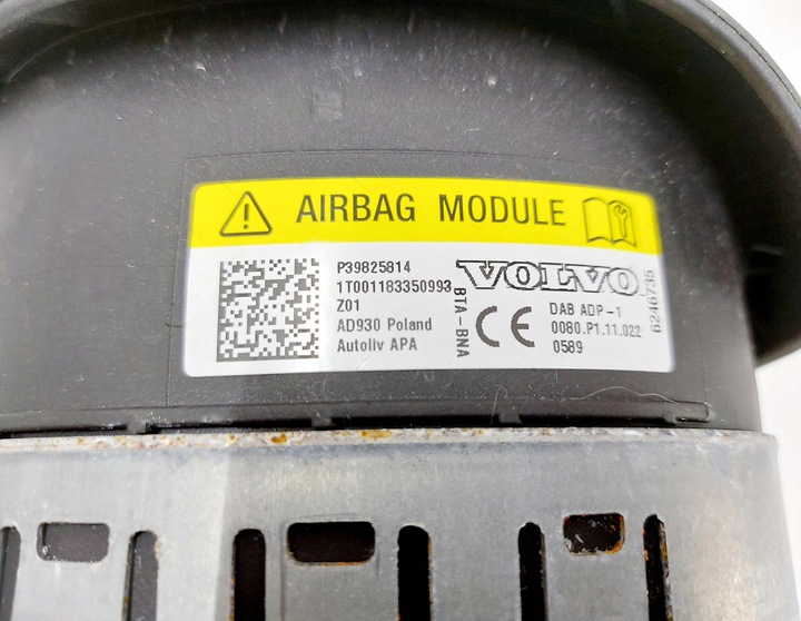 фото №7, Volvo v60 ii s60 iii 18r. подушка водія подушка безпеки оригінал 39825814