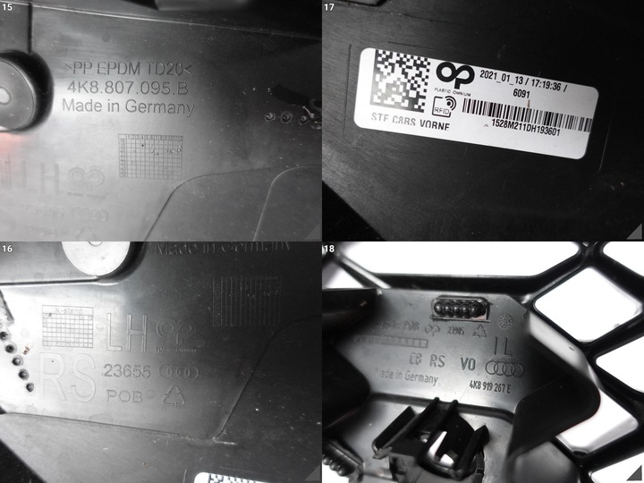 фото №10, Audi rs6 4k0 rs7 4k8 c8 19- бампер+ решётка радиатора перед