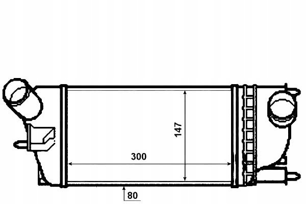 фото №1, Nrf интеркулер peugeot 407 04-, citroen c5 08-, 2