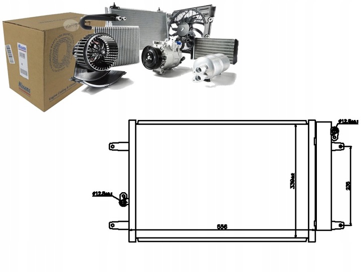 фото №15, Радіаторів кондиціонера ford seat vw galaxy, alhamb