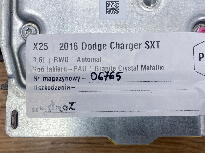 фото №6, Модуль подушек подушка безопасности dodge challenger charger 2015+ usa