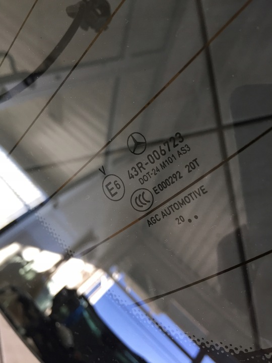 фото №10, Mercedes glc w253 suv стекло крышки багажника 2020r.