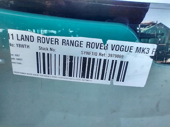 фото №15, Range rover vogue 3 iii l322 скло перед передня лобове з підігрівом