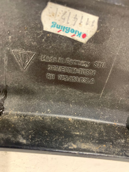 фото №9, Планка крыльев porsche cayenne 7p5 gts правые зад