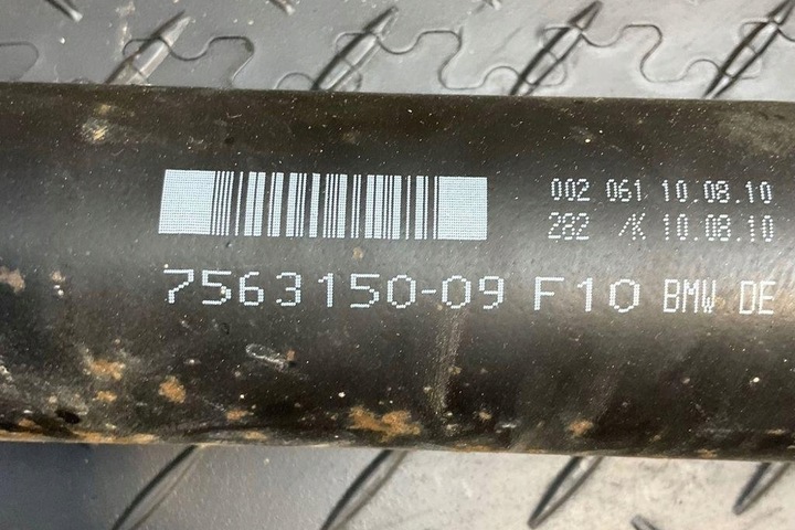 фото №10, Wał привідний bmw 5 f10 7563150 4.4l бензин 2012