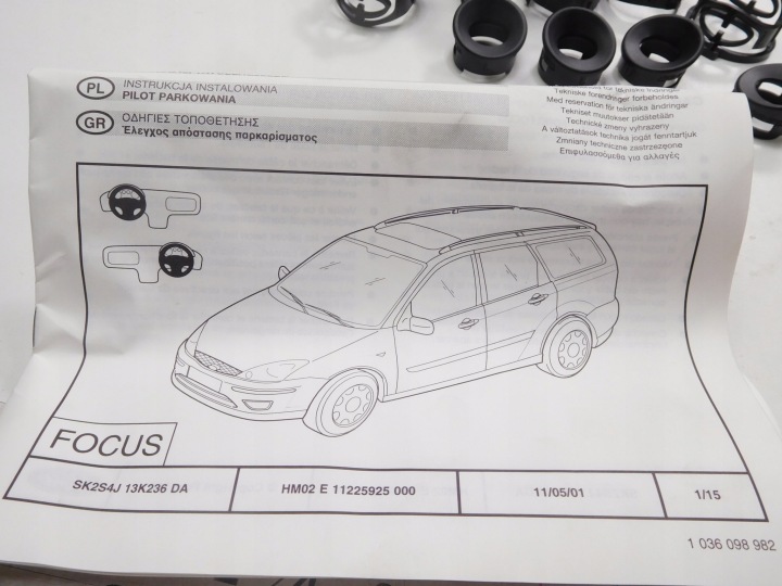 фото №6, Кріплення датчиків паркування ford focus 1998-2005 oem номер 1150200