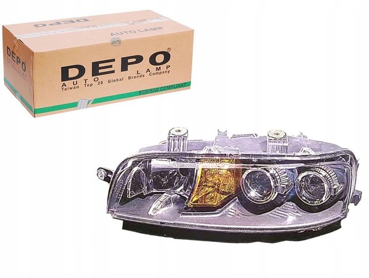 фото №1, Фара h3/h7 электрический fiat punto ii 09.99-