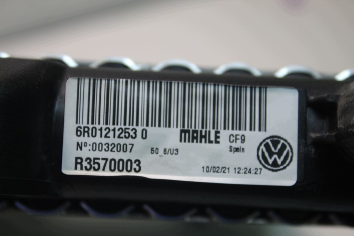 фото №6, Радіатор основний  інтеркулер vw polo 6r oem номер 6r0145805h 6r0121253