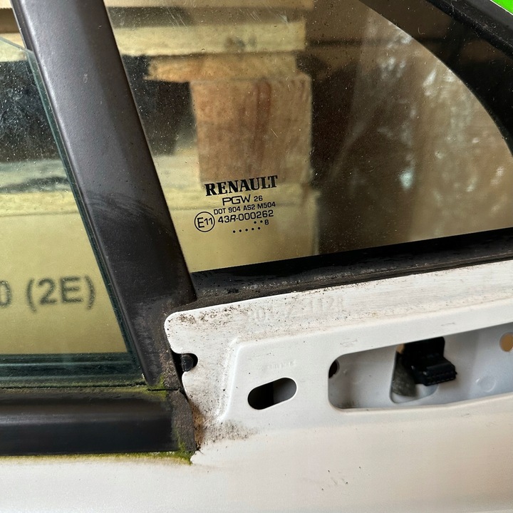 фото №3, Renault zoe двері передні праві перед правий аксесуари скло планка ручка