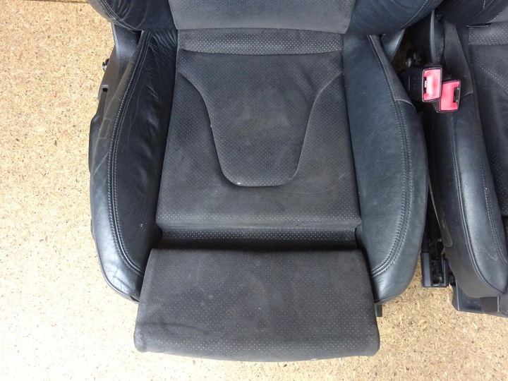 фото №8, Audi a4 b8 8k оббивка сидіння диван зад обшивки шкіра комплект s-line