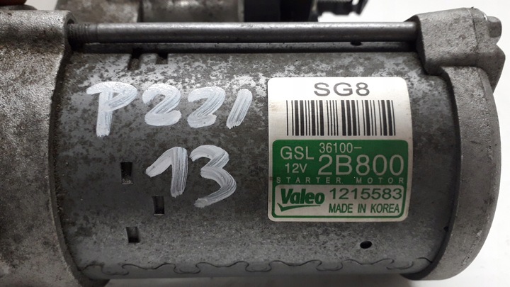 фото №10, Hyundai kia 1.6 стартер 36100-2b800