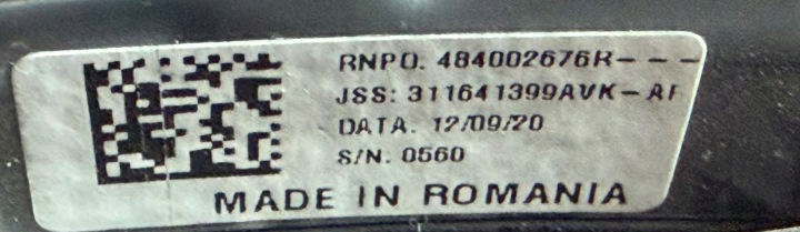 фото №14, Руль перед сторона левая dacia duster ii 484002676r skórzano красивая