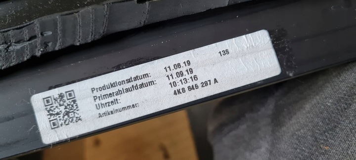 фото №9, A7 c8 4k скло кузовна ліва лівий зад 18r 2018 as3 хром 4k8845297a