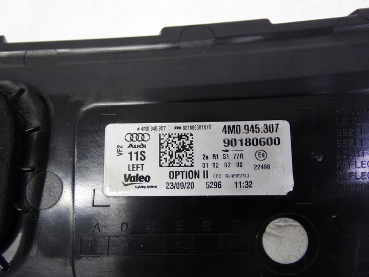 фото №14, Audi q7 ii рестайлинг 20-24 лампа задняя левая led 4m0945307 оригинальная европа