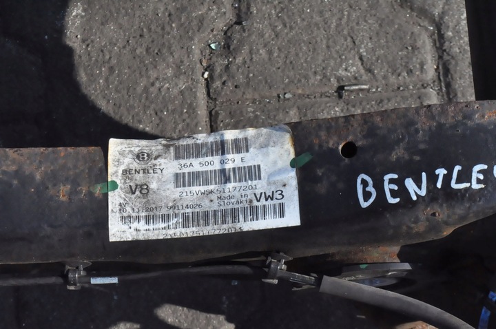 фото №7, Bentley bentayga 4.0 tdi підрамник підвішування зад 36a500029e