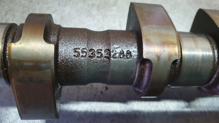 фото №6, Astra h zafira b vectra c 1.6 1.8 16v - вал розподільний вал всмоктуючий 55353288