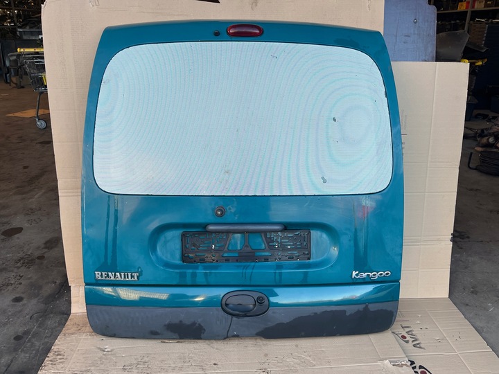фото №1, Крышка задняя стекло зад renault kangoo i рестайлинг 2003-2008 зелёная комплектная