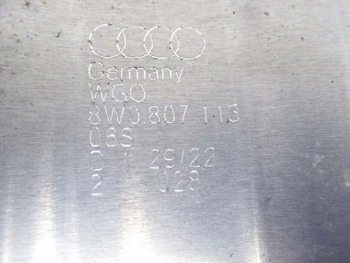 фото №9, Балка перед pod бампер підсилювач 8w0807134 8w0807113 audi a4 b9 22r