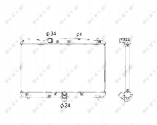 фото №12, Nrf 53582 радіаторів, система охолодження двигуна