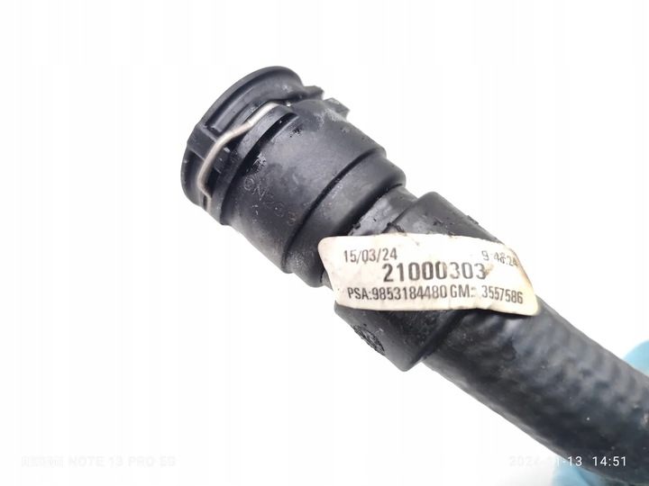 фото №7, Peugeot 2008 шланг / шланг радиатор 1.2 puretech 130 бензин 96kw 130 hp