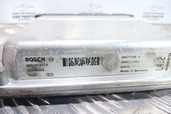 фото №5, Комп'ютер двигуна ecu volvo xc60 0281010319 2.4l дизель 2004