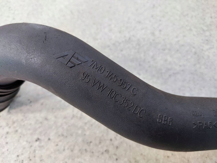 фото №6, Шланг шланг труба интеркулер vw sharan mk1 i 1.9 tdi afn - 7m0145955s