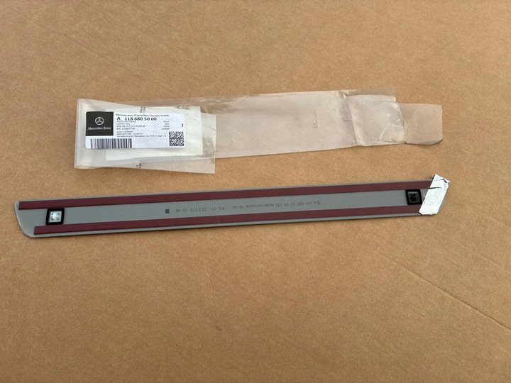 фото №3, Планка порогова na поріг декоративна хром mercedes cla w118 a118 нова оригінал