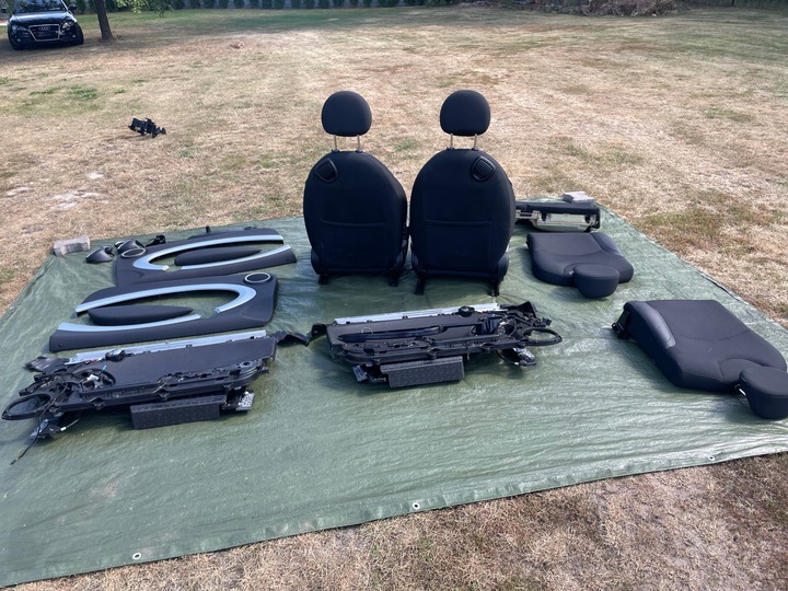 фото №6, Mini cooper s r56i сиденья диван подогрев обшивки кожа комплект европа