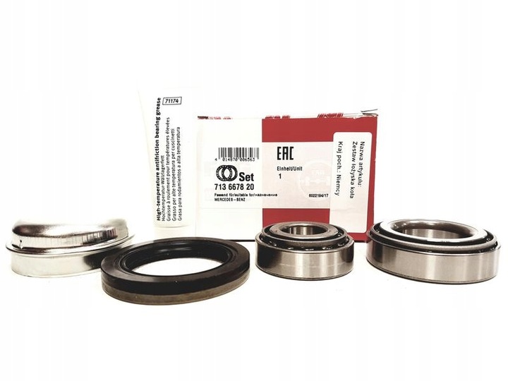 фото №9, Подшипник колёса набор kpl перед mercedes c fag 713667820