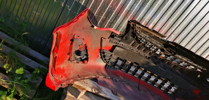 фото №13, Бампер перед переднее opel corsa d рестайлинг opc line 2011-2014 красный