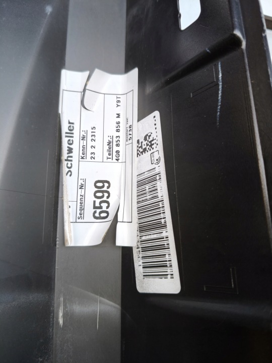 фото №9, Audi a6 4g0 s-line планки порогові ліва права накладки kpl. 4g0853855m 856m
