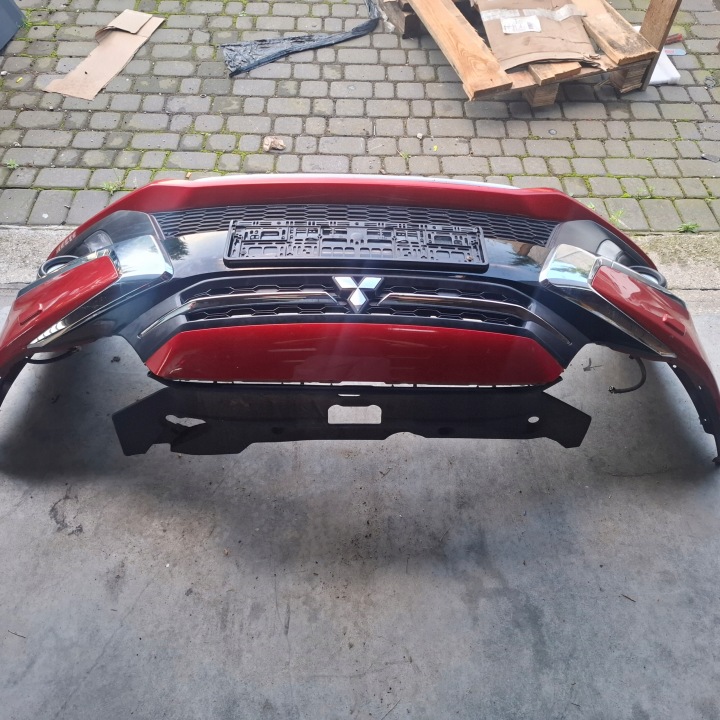 фото №8, Mitsubishi asx 17-19 бампер перед комплектный w цвет светодиоды p26 красный