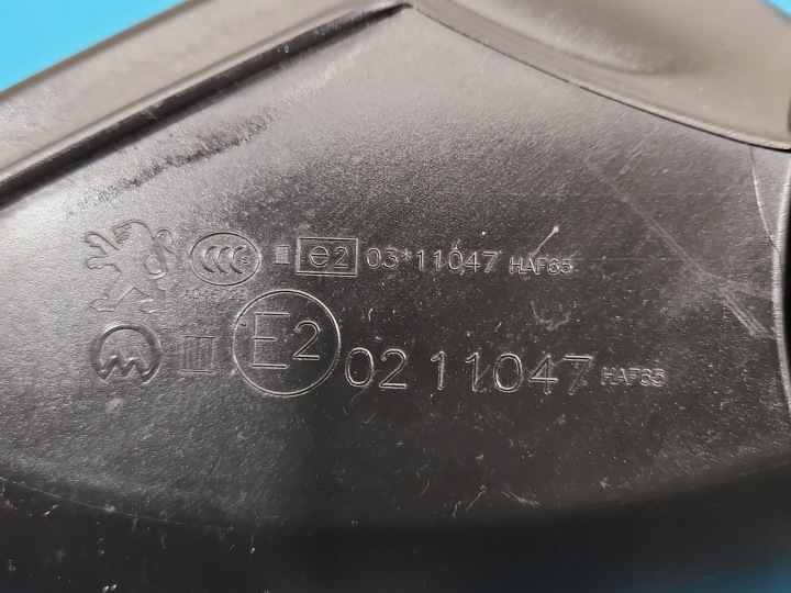 фото №13, Дзеркало ліве 4+3pin peugeot 208 i hb 5d колір білий європа