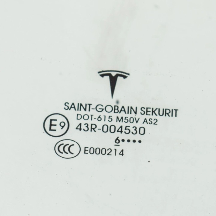 фото №6, Tesla модель x 2016 перед сторона правая стекло дверь передних