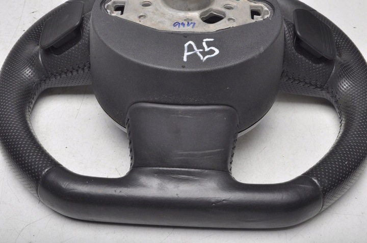 фото №12, Audi a5 кермо шкіряний мульті sline пелюстки 8k0419091cp