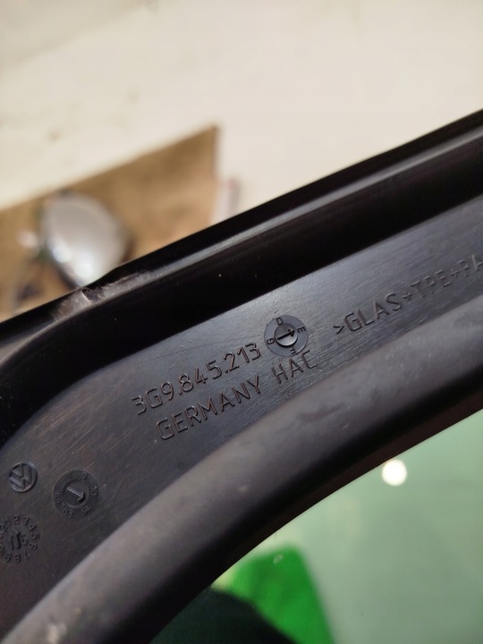 фото №3, Стекло дверь левый зад passat b8 универсал 3g9845213e 2015r