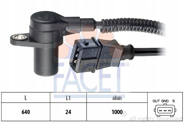 фото №13, Датчик оборотов вала коленчатый вал. psa jumper ducato boxer 2.8 jtd 2.8 1.953.301