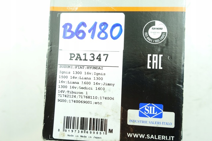 фото №8, Alfa romeo 155 2.0 16v turbo q4 насос води 71737965 71719680 71742124