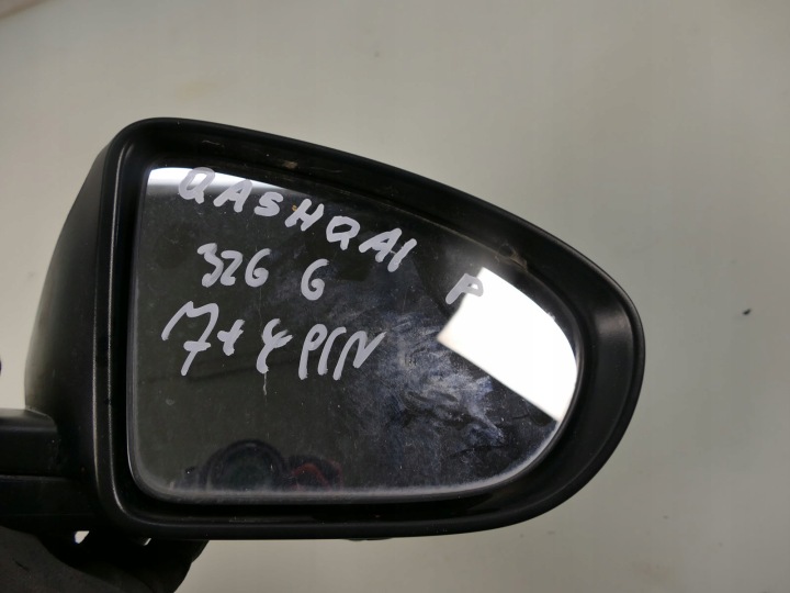 фото №14, Nissan qashqai j10 рестайлинг зеркало правое камера 9+4 pin 326