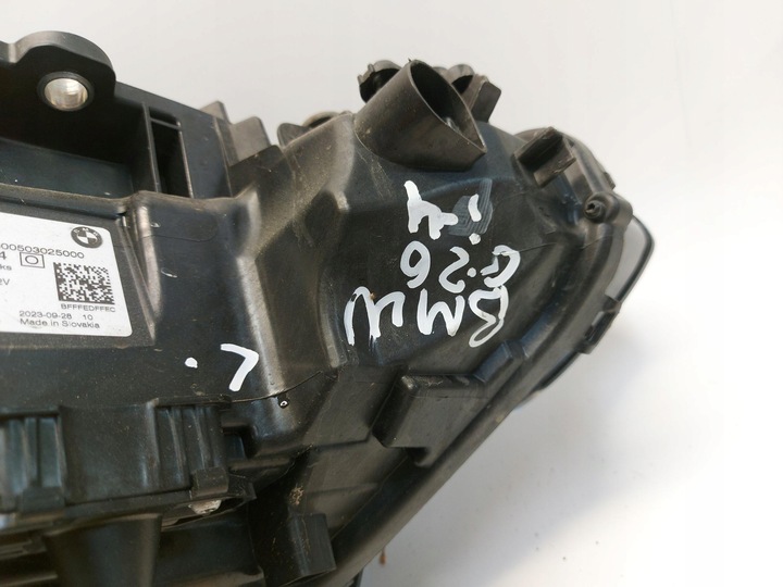 фото №6, Bmw i4 g26 4 гран купе, 2023 фара лампа ліва перед оригінал повний led rhd