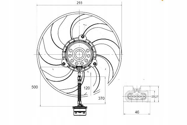 фото №10, Вентилятор охлаждение. seat nrf 47373 вентилятор, охлаждение двигателя