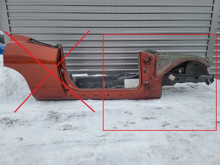 фото №1, 2015-2023 challenger чверть bok поріг праві крило обшивка стійка